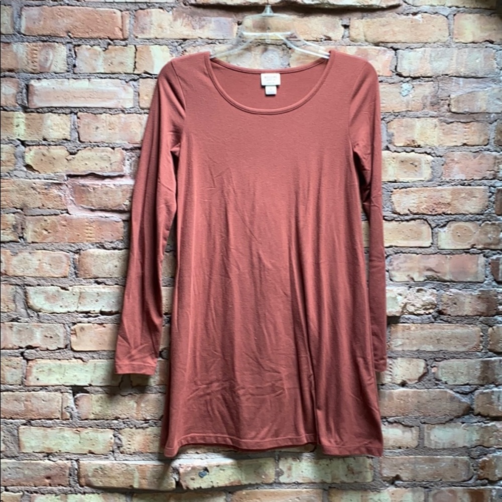 Long Sleeve T-Shirt Dress